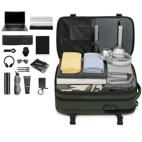 Mochila de Viagens com Compressor Portátil - UltraFit + BRINDE EXCLUSIVO